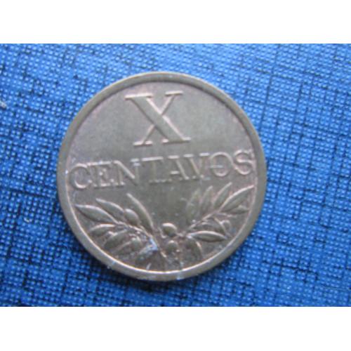 Монета 10 сентаво Португалия 1968