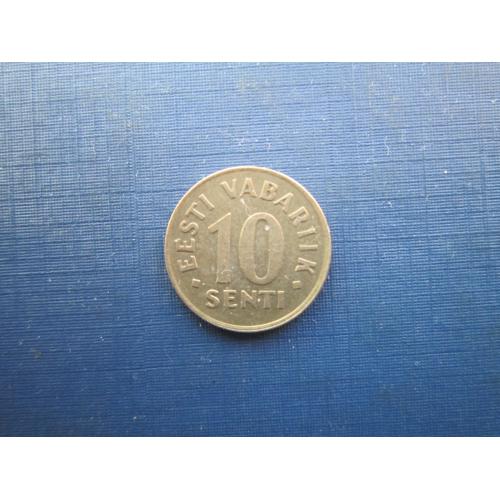 Монета 10 сенті Естонія 1991