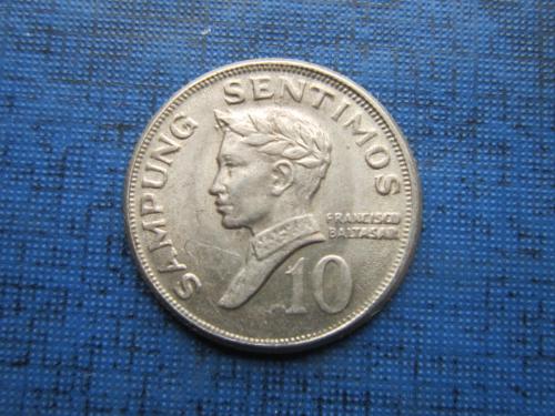 Монета 10 сентимо Филиппины 1972