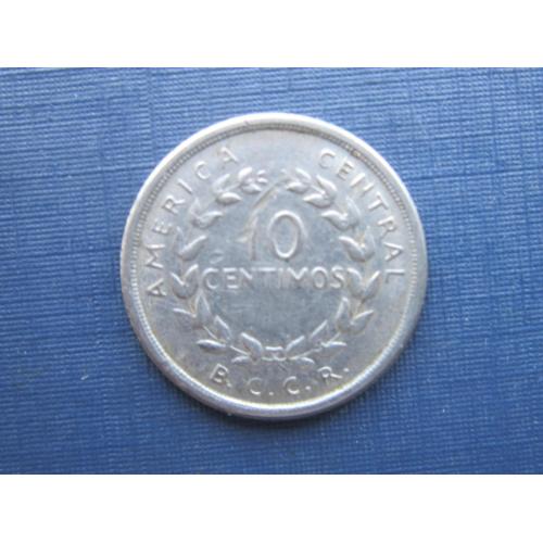 Монета 10 сентимо Коста-Рика 1953