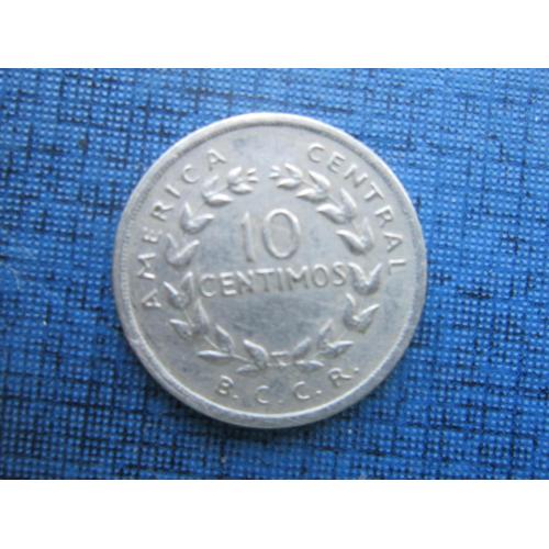 Монета 10 сентимо Коста-Рика 1969