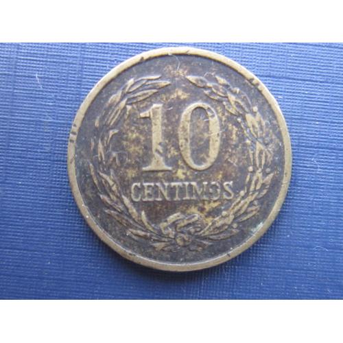 Монета 10 сентимо Парагвай 1947