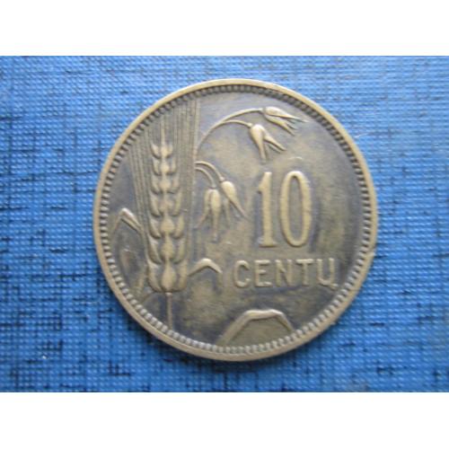 Монета 10 сенту Литва 1925