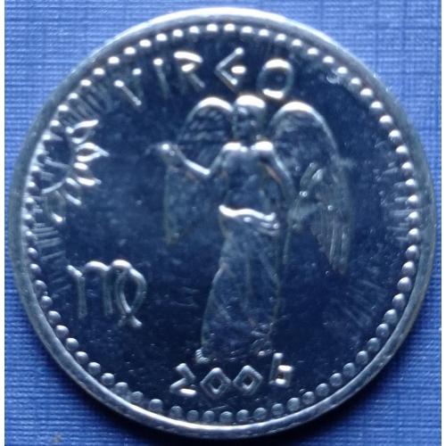 Монета 10 шиллингов Сомалиленд Сомали 2006 Знаки зодиака Дева