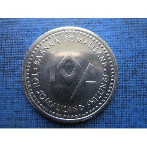 Монета 10 шиллингов Сомалиленд Сомали 2006 Знаки зодиака Лев фауна