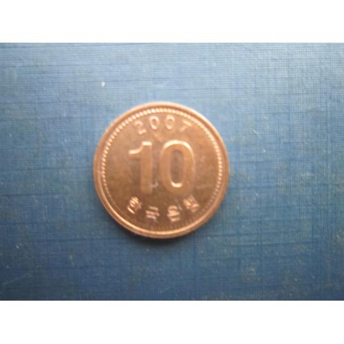Монета 10 вон Південна Корея 2007