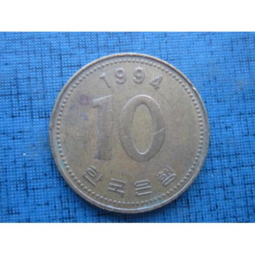 Монета 10 вона Корея Южная 1994