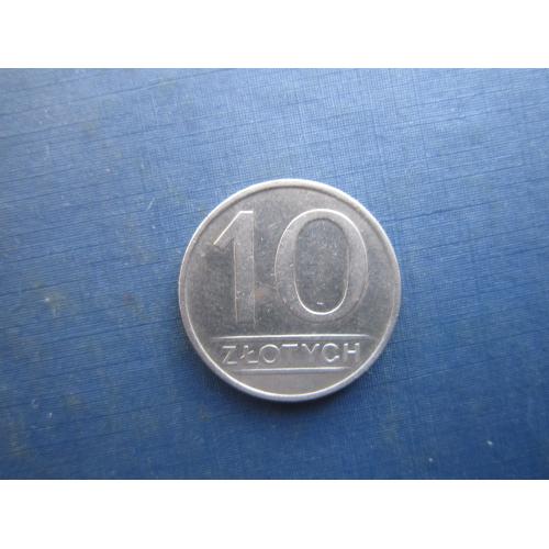 Монета 10 злотих Польща 1984