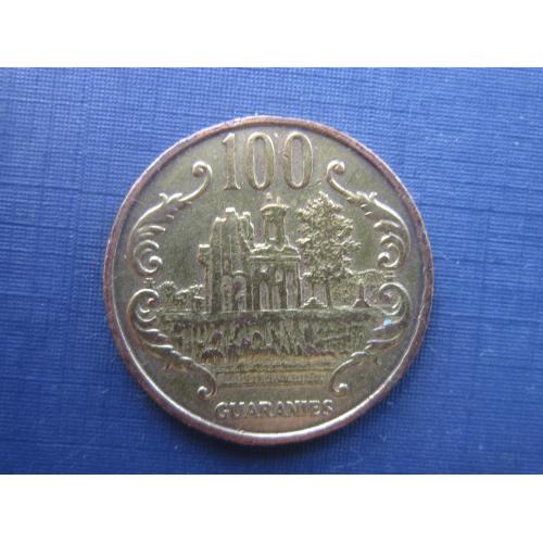 Монета 100 гуарани Парагвай 1993 латунь