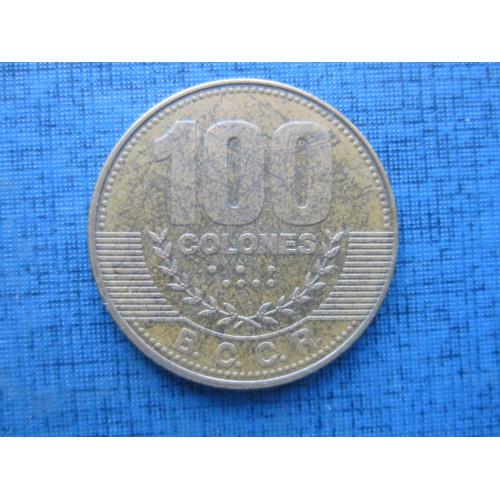 Монета 100 колон Коста Рика 2014
