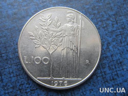 Монета 100 лир Италия 1976
