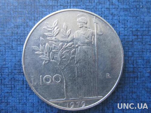 Монета 100 лир Италия 1979
