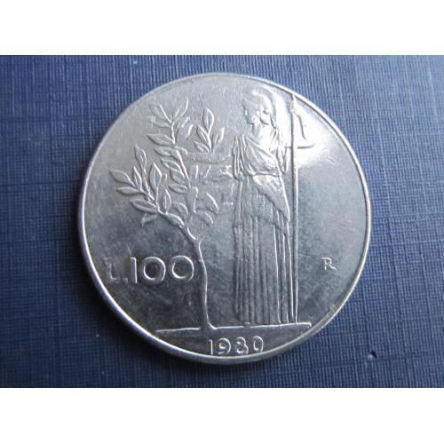 Монета 100 лир Италия 1980