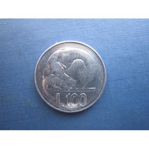 Монета 100 лір Сан-Маріно 1975 кохання у тварин собака та кіт