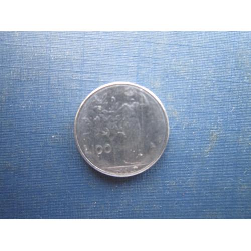 Монета 100 лір Італія 1990 маленька