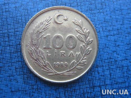 монета 100 лир Турция 1989
