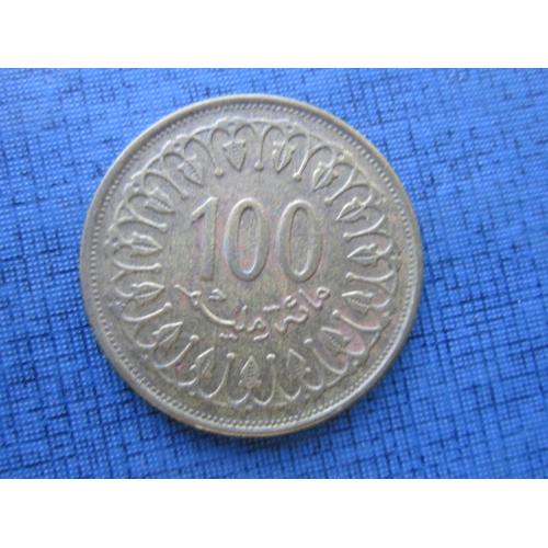 Монета 100 миллим Тунис 1993