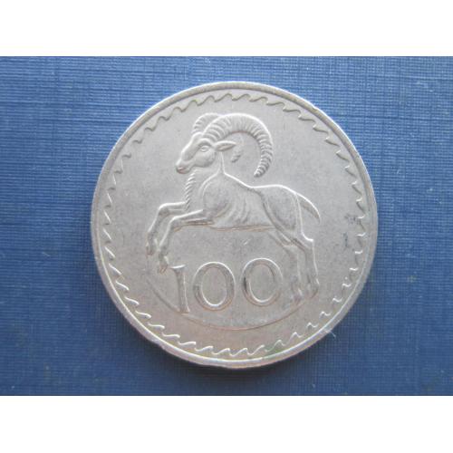 Монета 100 милс Кипр 1977 фауна козёл муфлон