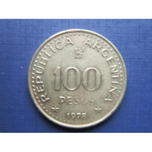 Монета 100 песо Аргентина 1978