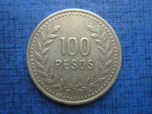 Монета 100 песо Колумбия 1992
