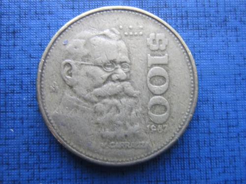 Монета 100 песо Мексика 1987