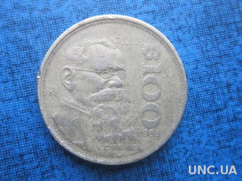 монета 100 песо Мексика 1988
