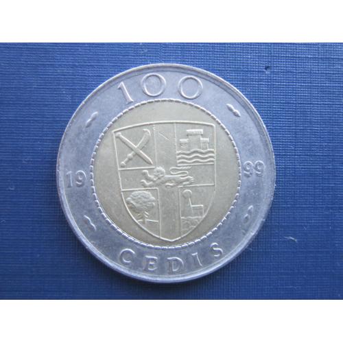 Монета 100 седи Гана 1999