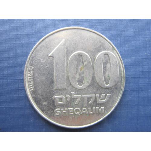 Монета 100 шекелей Израиль 1985 Зеев Жаботинский