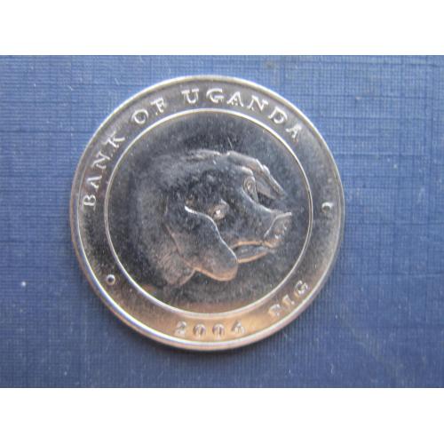 Монета 100 шиллингов Уганда 2004 гороскоп фауна свинья