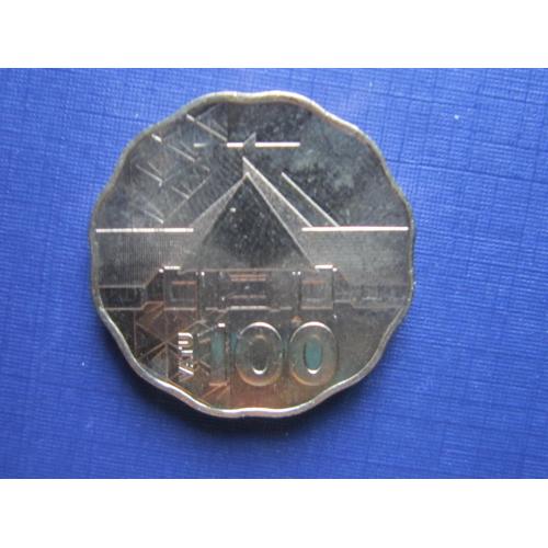 Монета 100 вату Вануату 2015 дом