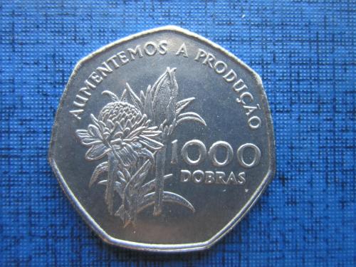 Монета 1000 добра Сан Томе и Принсипи 1997 ФАО