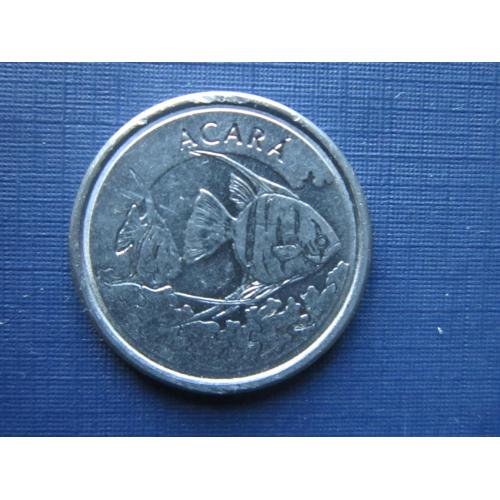 Монета 1000 крузейро Бразилия 1993 фауна рыбы