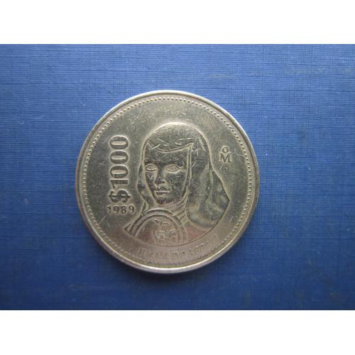 Монета 1000 песо Мексика 1989