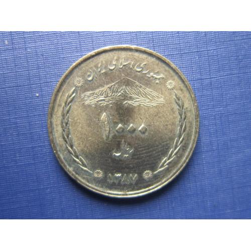 Монета 1000 риалов Иран 2008 (1387) состояние