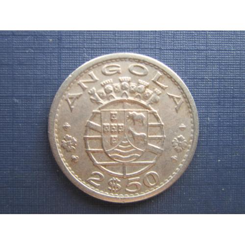 Монета 2.5 искудо Ангола Португальская 1967