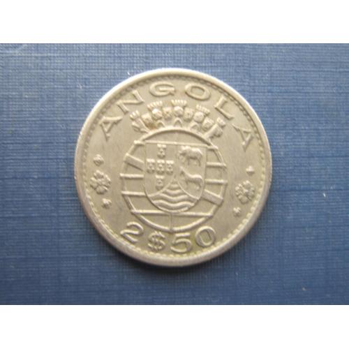 Монета 2.5 искудо Ангола Португальская 1967