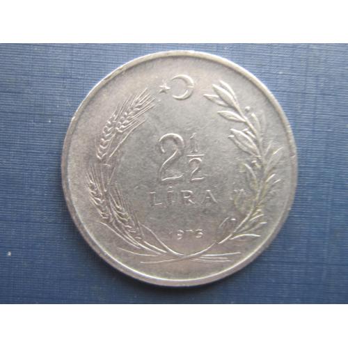 Монета 2.5 лиры Турция 1975