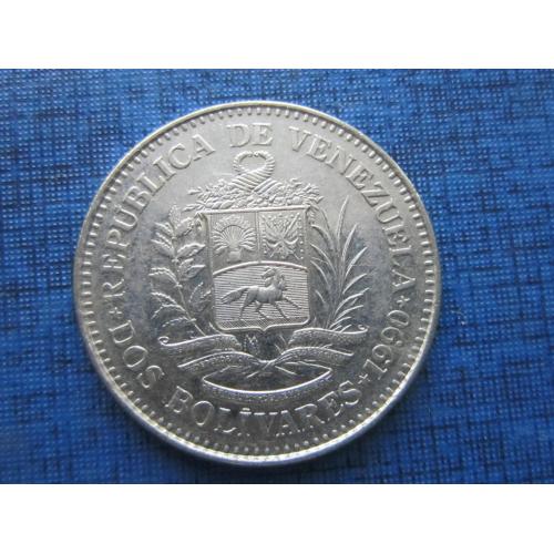Монета 2 боливара Венесуєла 1990
