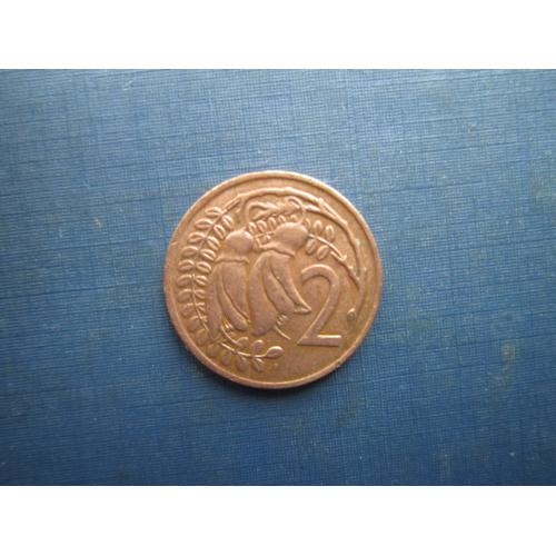 Монета 2 центи Нова Зеландія 1967 флора квіти