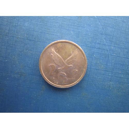 Монета 2 центи ПАР 2001 фауна птах