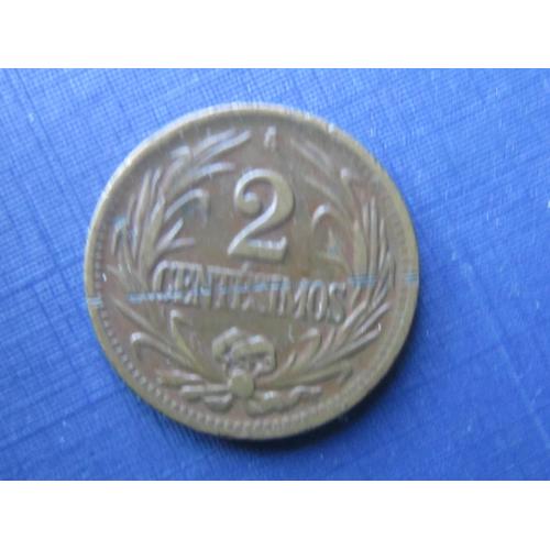 Монета 2 чентезимо Уругвай 1947