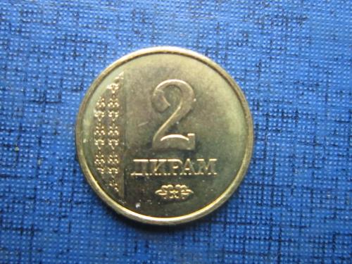 Монета 2 дирама Таджикистан 2011 состояние