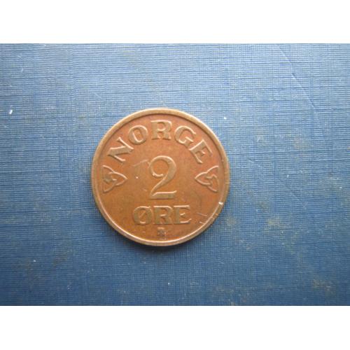 Монета 2 ере Норвегія 1953