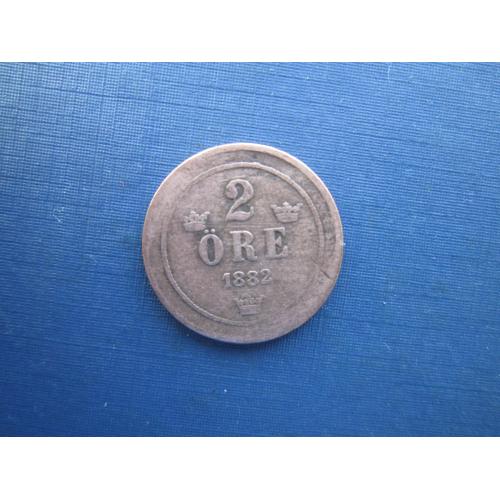 Монета 2 ере Швеція 1882