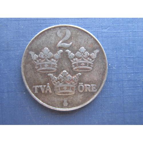 Монета 2 эре Швеция 1948 железо
