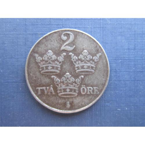 Монета 2 эре Швеция 1949 железо