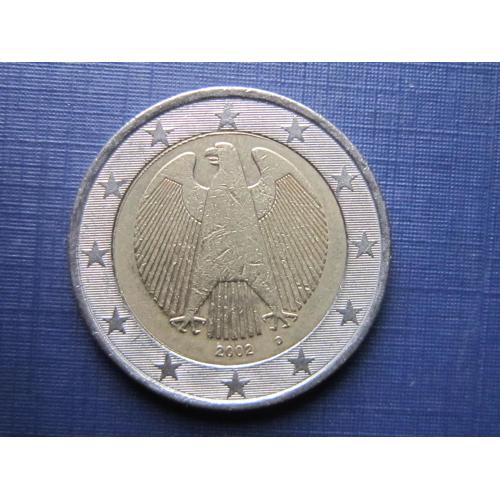 Монета 2 евро Германия 2002 D