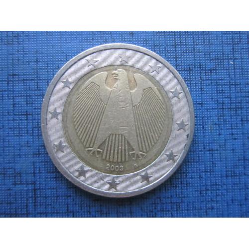 Монета 2 евро Германия 2003 G
