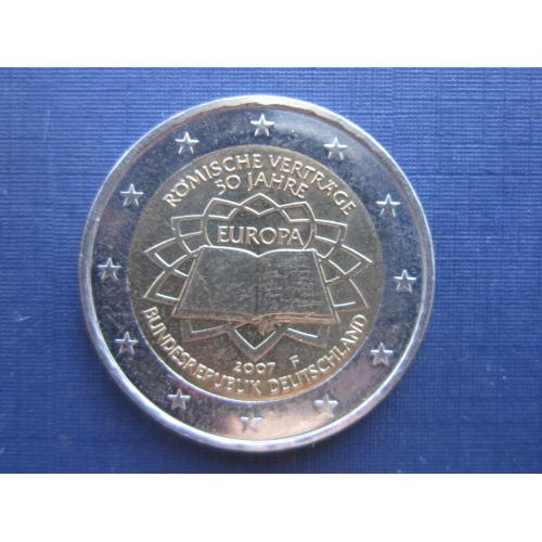 Монета 2 евро Германия 2007 F Римский статут