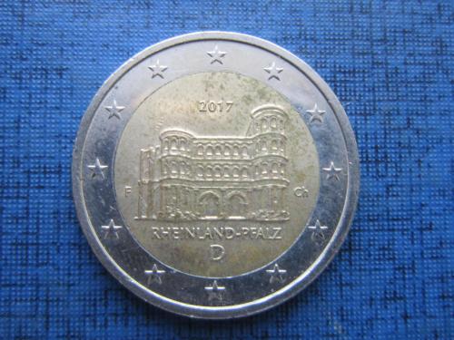 Монета 2 евро Германия 2017 D F Рейнланд-Пфалц